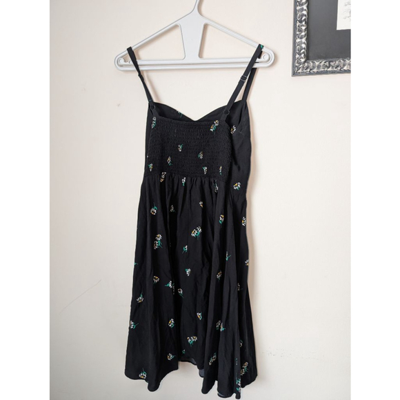 Old Navy Black Floral Cami Mini Dress M, womens - Picture 4 of 6
